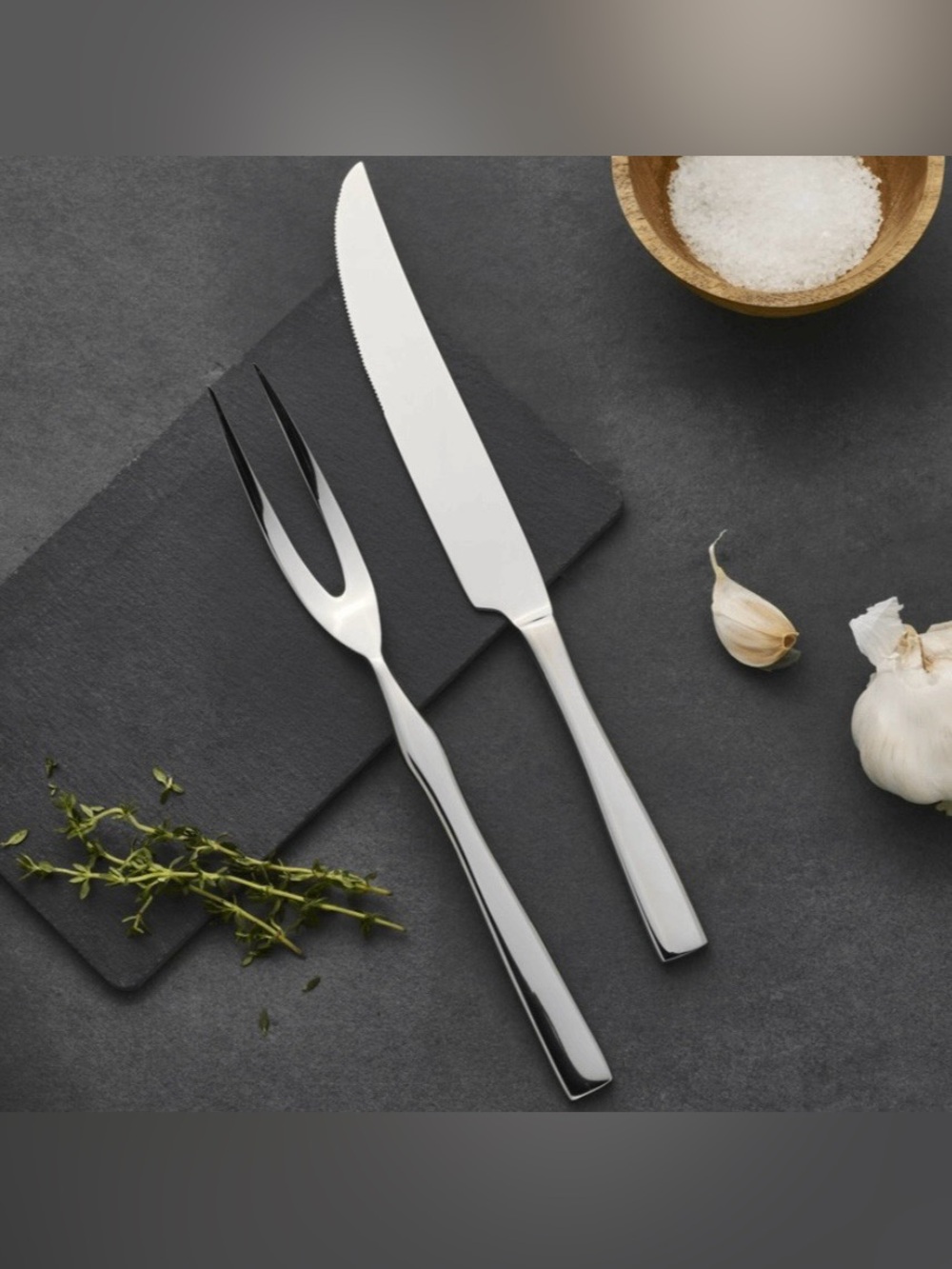 MIKASA Stainless Steel 2 Piece Carving Set